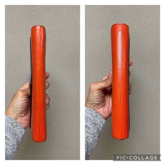 🍊Authentic Louis Vuitton Long Portefeuille Sarah Epi Wallet - Picture 10 of 16